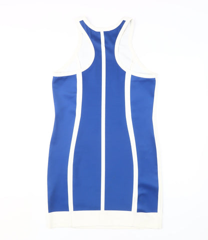 Zara Women’s Blue Mini Bodycon Dress UK 10