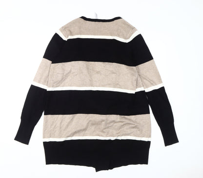 Womens UK Size M Capsule Multicoloured Cardigan Jumper
