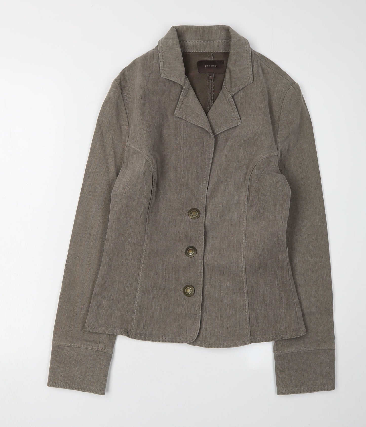 Marks and Spencer Women's Brown Suit Jacket Size 8