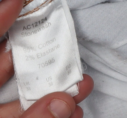 Alan Greenhalgh Men's Blue Straight Leg Denim Jeans