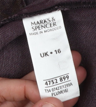 Womens UK Size 16 Marks and Spencer Purple