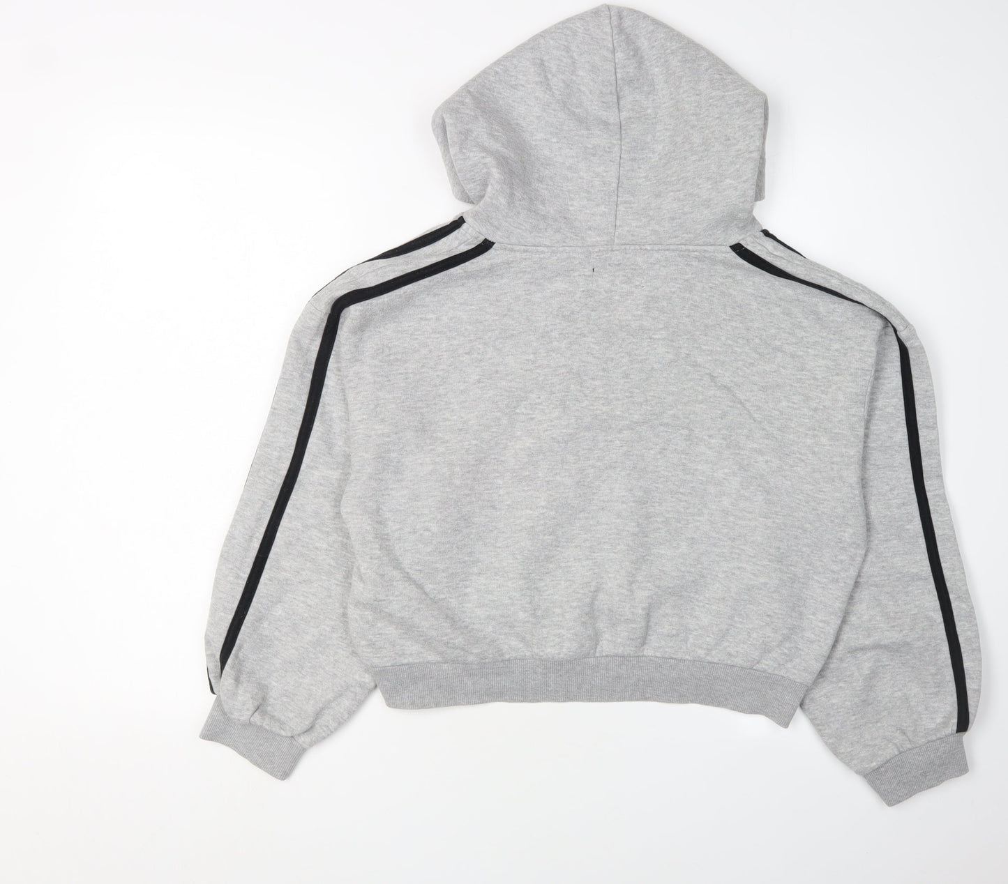 PrettyLittleThing Women's Grey Pullover Hoodie M