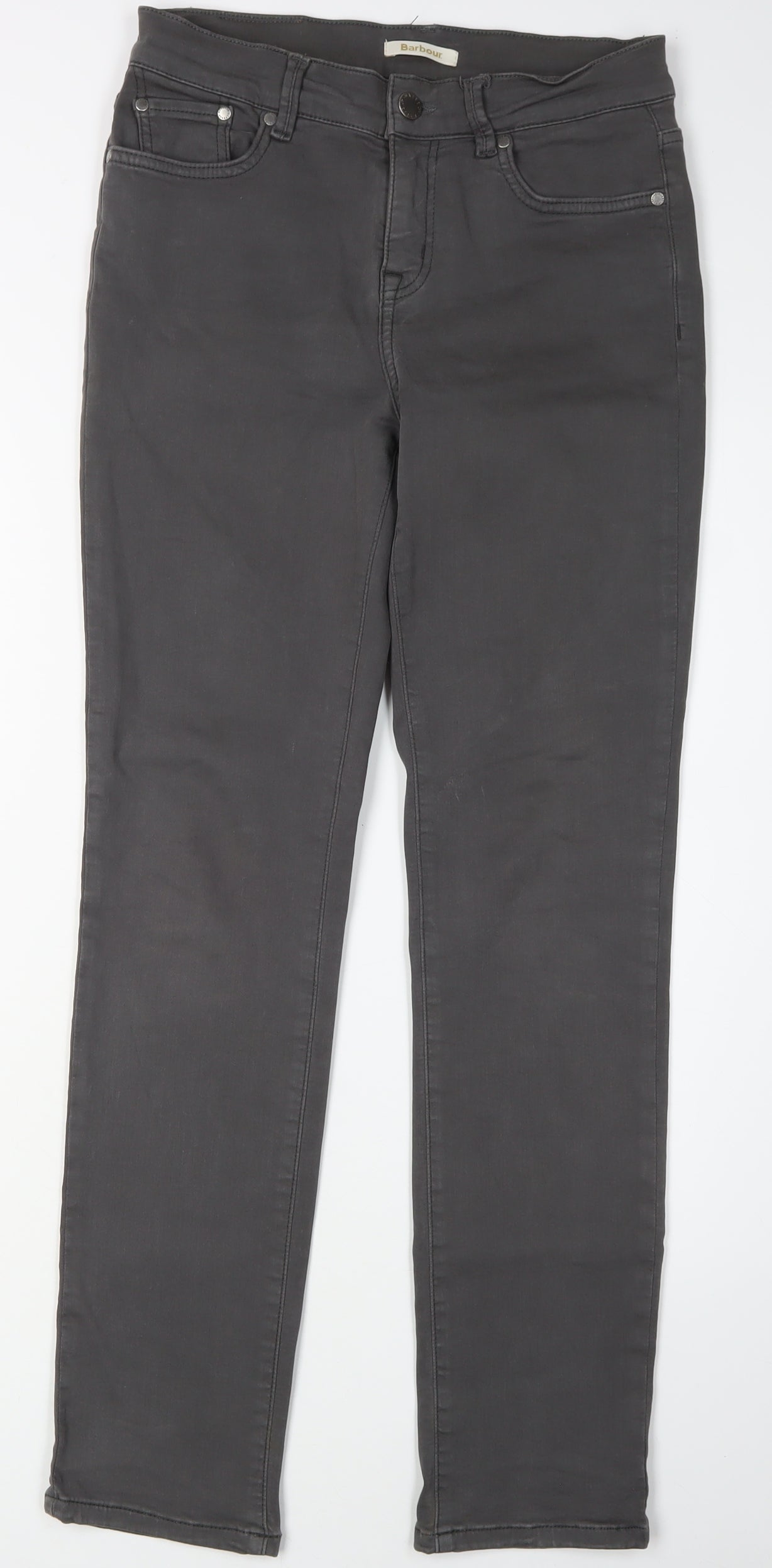 Barbour Women's Grey Skinny Jeans Size 10 Slim Fit