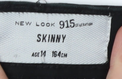 New Look Girls Black Skinny Jeans - Size 11