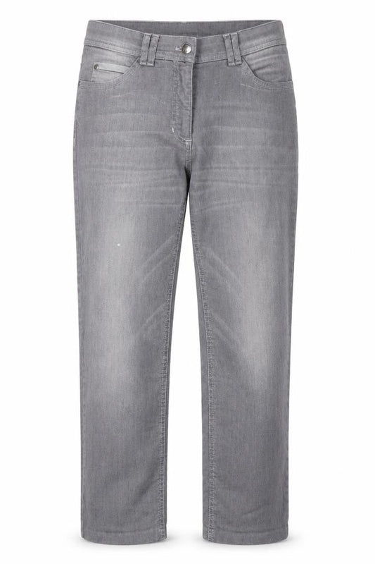 Gelco Women's Grey Straight Leg Jeans, Size 10