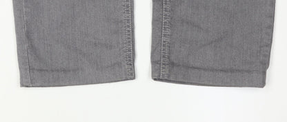 Gelco Women's Grey Straight Leg Jeans, Size 10