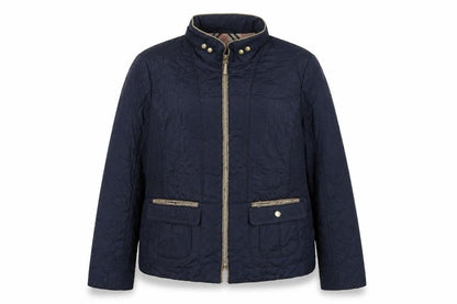 Womens UK Size 16 Gerry Weber Blue Quilted Coat
