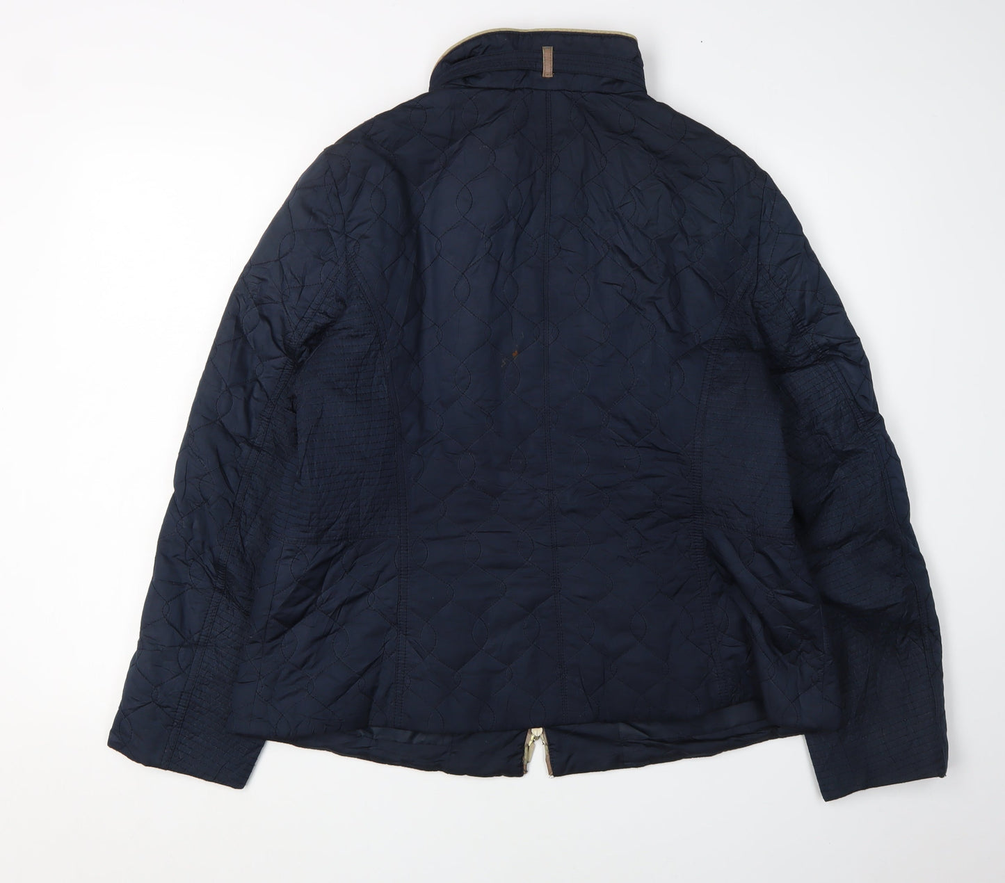 Womens UK Size 16 Gerry Weber Blue Quilted Coat