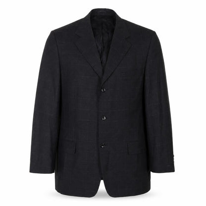 Mens UK Size 46 Milan Collection Regular Black Suit Jacket