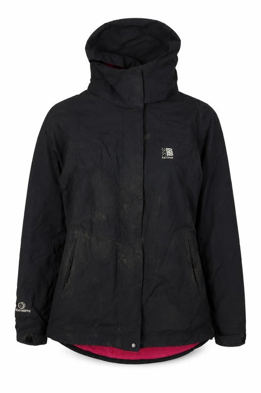 Womens UK Size 10 Karrimor Black Parka Coat