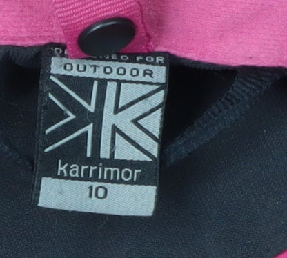 Womens UK Size 10 Karrimor Black Parka Coat