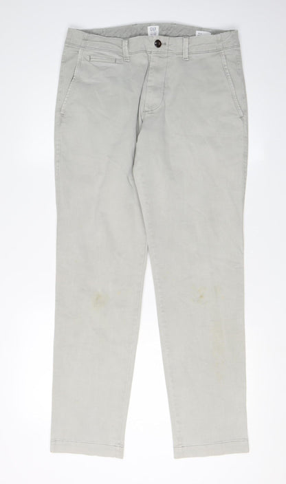 Gap Men’s Grey Slim Straight Jeans Size 32