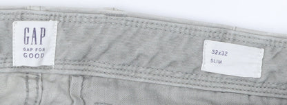 Gap Men’s Grey Slim Straight Jeans Size 32