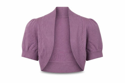 Womens UK Size 10 Ted Baker Purple Shrug Jumper