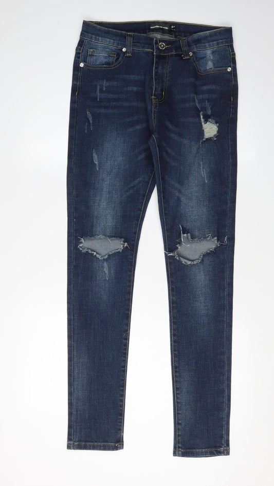 Manière De Voir Men's Skinny Jeans Blue 32