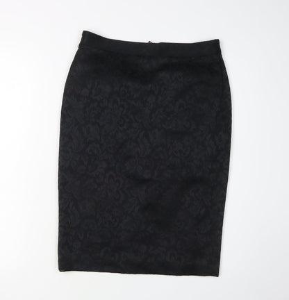 Marks and Spencer Women's Black Pencil Skirt Size 8