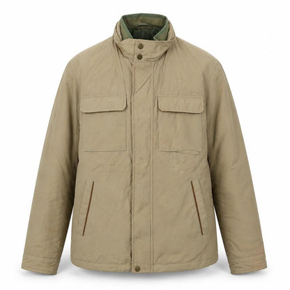 Mens UK Size L Marks and Spencer Brown Military Jacket