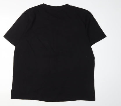 Marvel Comics XL Men's Black Superhero Graphic T-Shirt