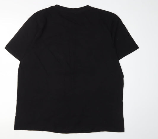 Marvel Comics XL Men's Black Superhero Graphic T-Shirt