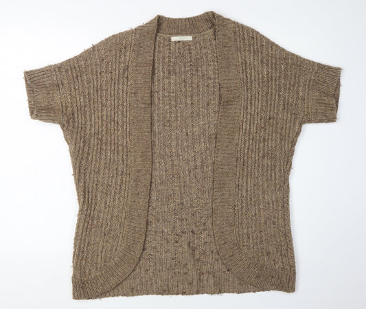Womens UK Size 10 Marks and Spencer Brown Cardigan Jumper