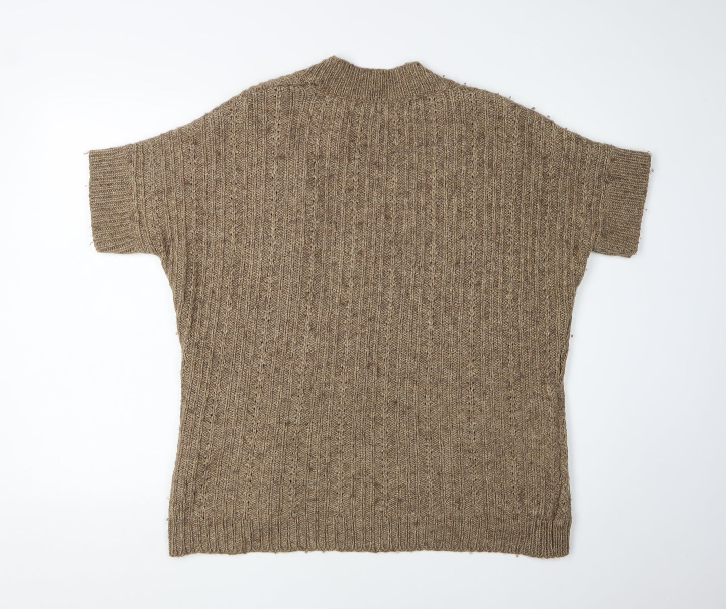 Womens UK Size 10 Marks and Spencer Brown Cardigan Jumper