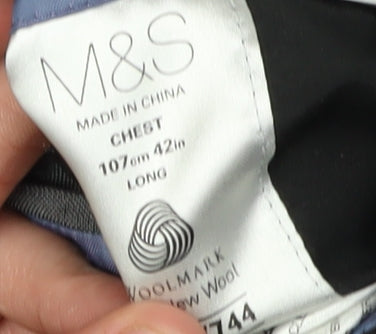 Mens UK Size 42 Marks and Spencer Regular Grey Suit Jacket