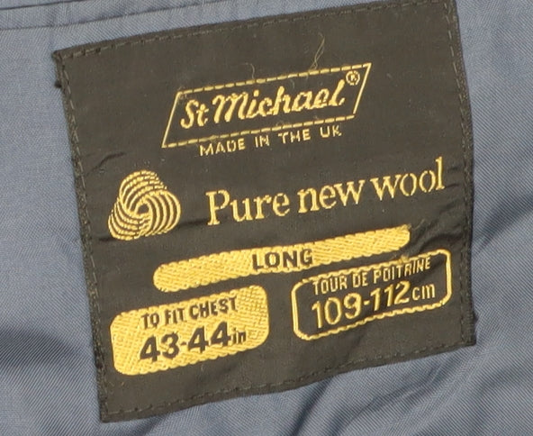 Mens UK Size 44 St Michael Regular Grey Suit Jacket