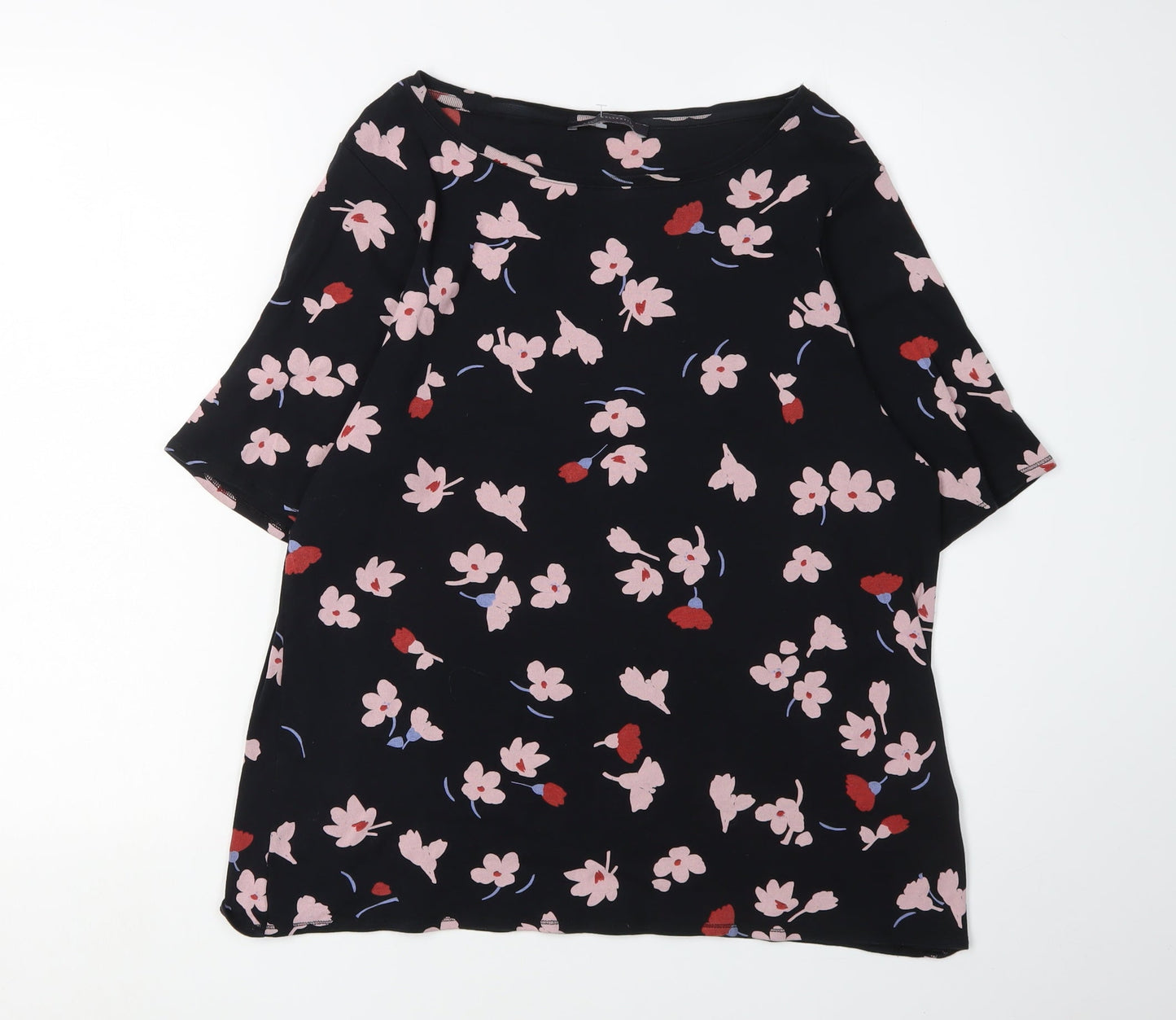 Womens UK Size 20 Marks and Spencer Black  Blouse