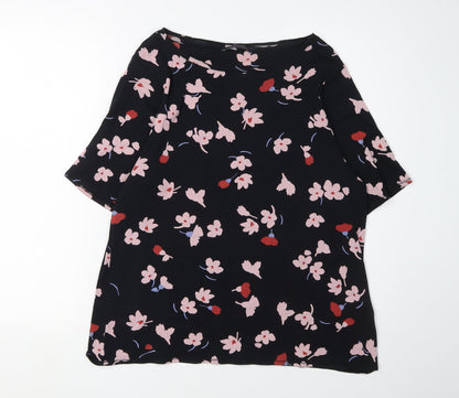 Womens UK Size 20 Marks and Spencer Black  Blouse