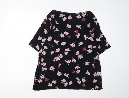 Womens UK Size 20 Marks and Spencer Black  Blouse