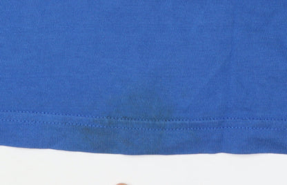 Puma Men's Blue XL Sports T-Shirt with Logo