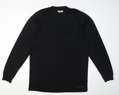 Campri Men's Black XL Athletic Long Sleeve T-Shirt