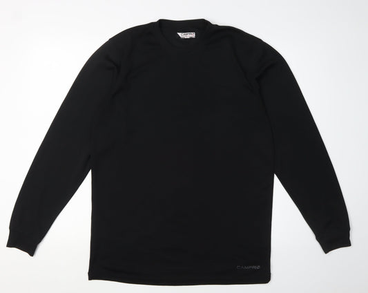 Campri Men's Black XL Athletic Long Sleeve T-Shirt