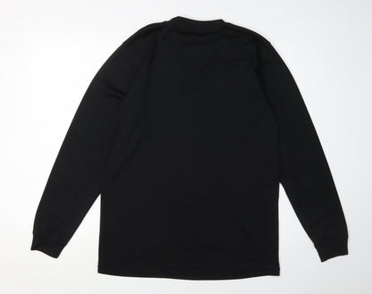 Campri Men's Black XL Athletic Long Sleeve T-Shirt