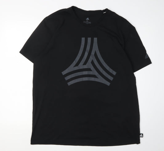 Adidas Men's Black XL Graphic Print T-Shirt