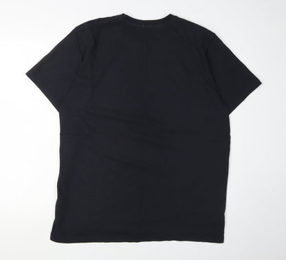 Paul Smith Men's Medium Black Zebra Graphic T-Shirt