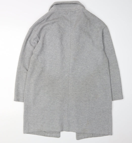 Womens UK Size M Zara Grey Cardigan Jumper