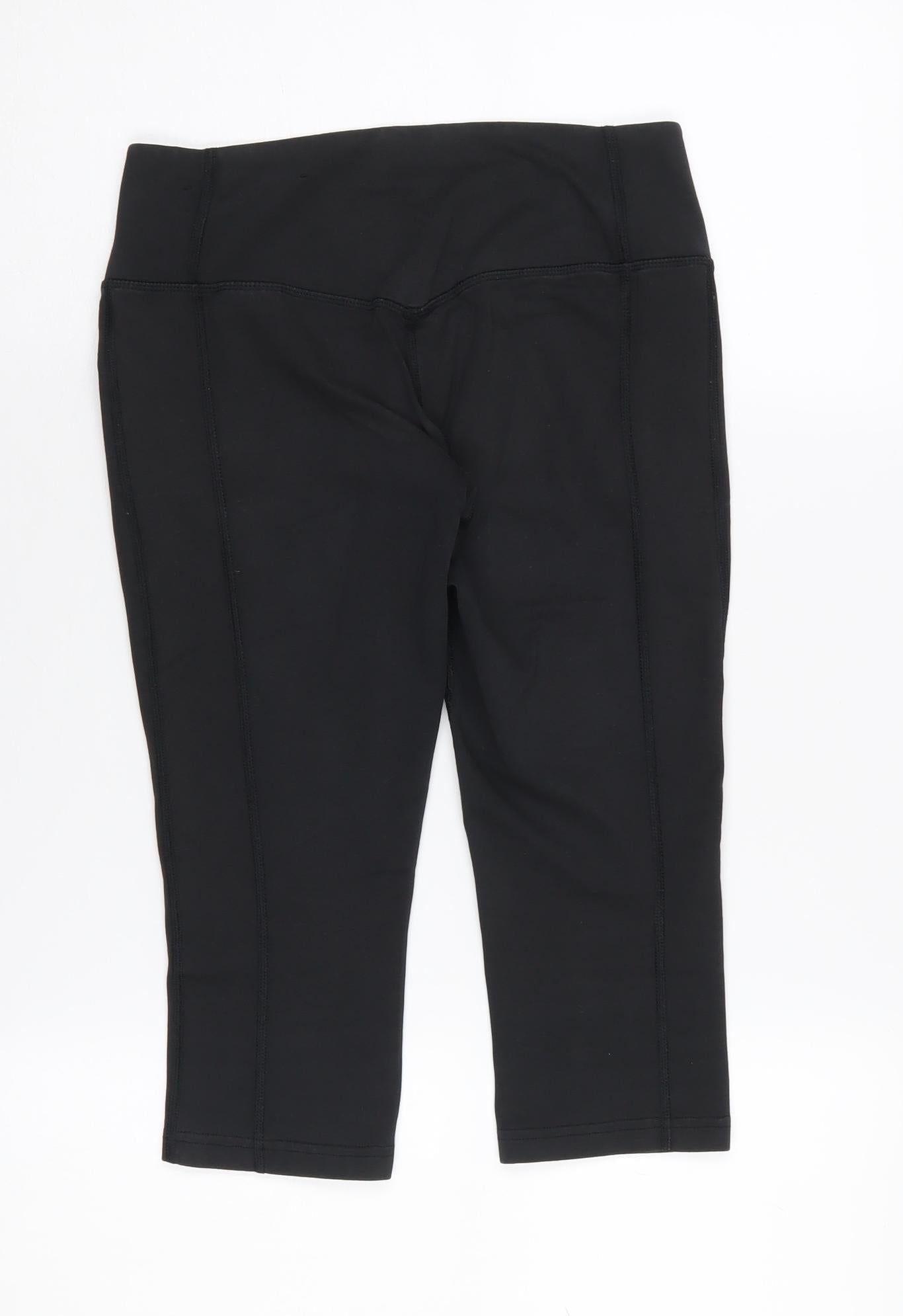 Nike Women's Black Cropped Trousers XS Activewear