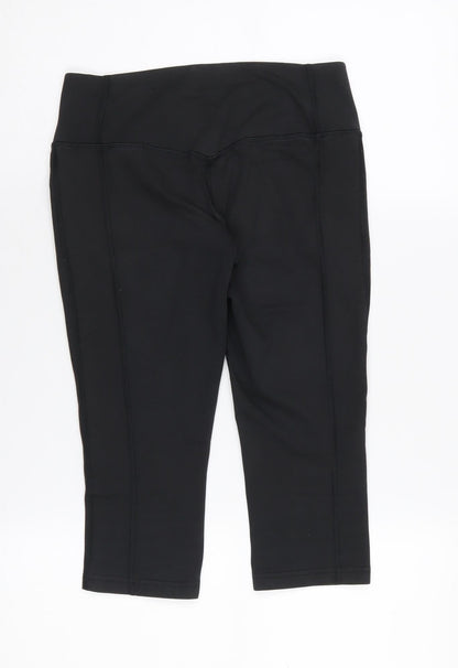 Nike Women's Black Cropped Trousers XS Activewear