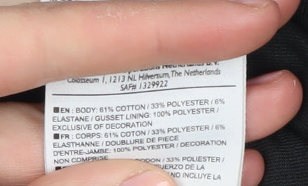 Nike Women's Black Cropped Trousers XS Activewear