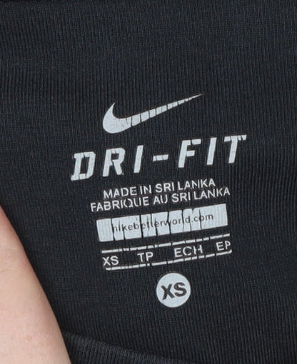 Nike Women's Black Cropped Trousers XS Activewear