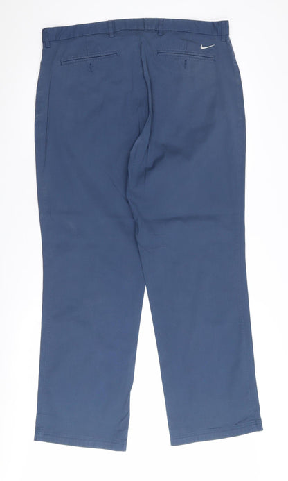 Nike Men's Blue Chino Trousers - Size 36
