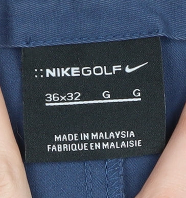 Nike Men's Blue Chino Trousers - Size 36