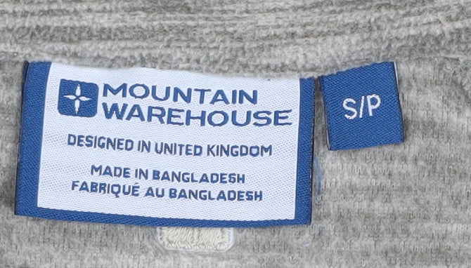 Mens UK Size S Mountain Warehouse Grey Pullover Sweatshirt