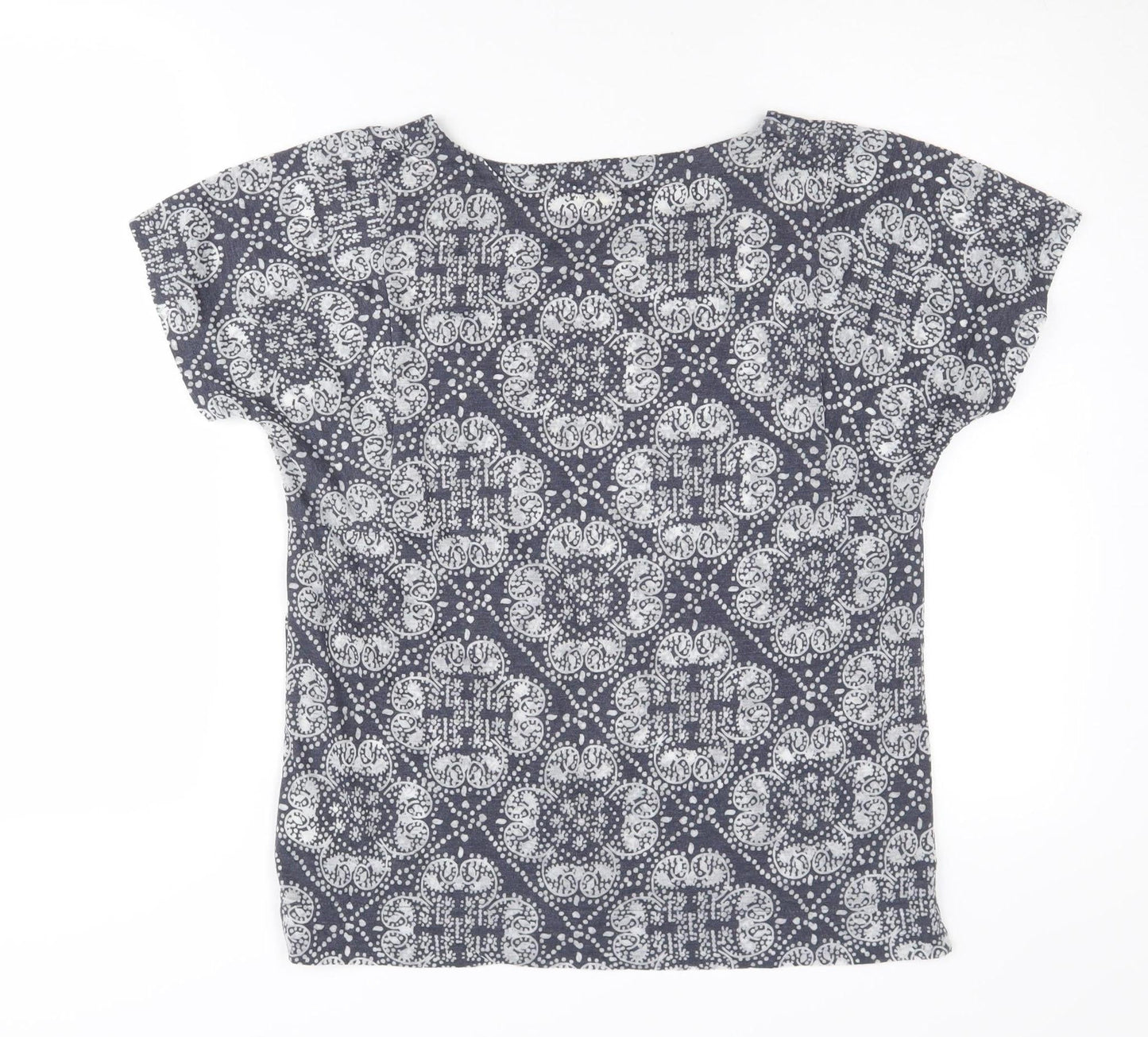 Womens UK Size 8 White Stuff Blue Basic T-Shirt