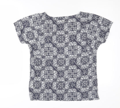 Womens UK Size 8 White Stuff Blue Basic T-Shirt