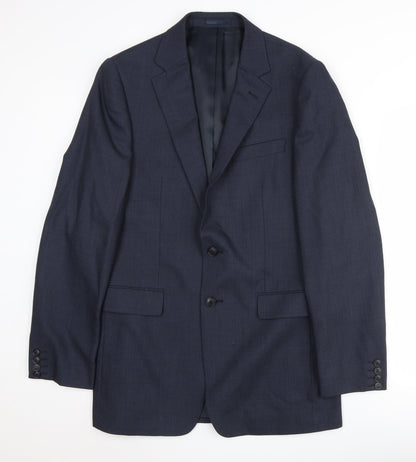 Mens UK Size 38 Jaeger Regular Blue Suit Jacket