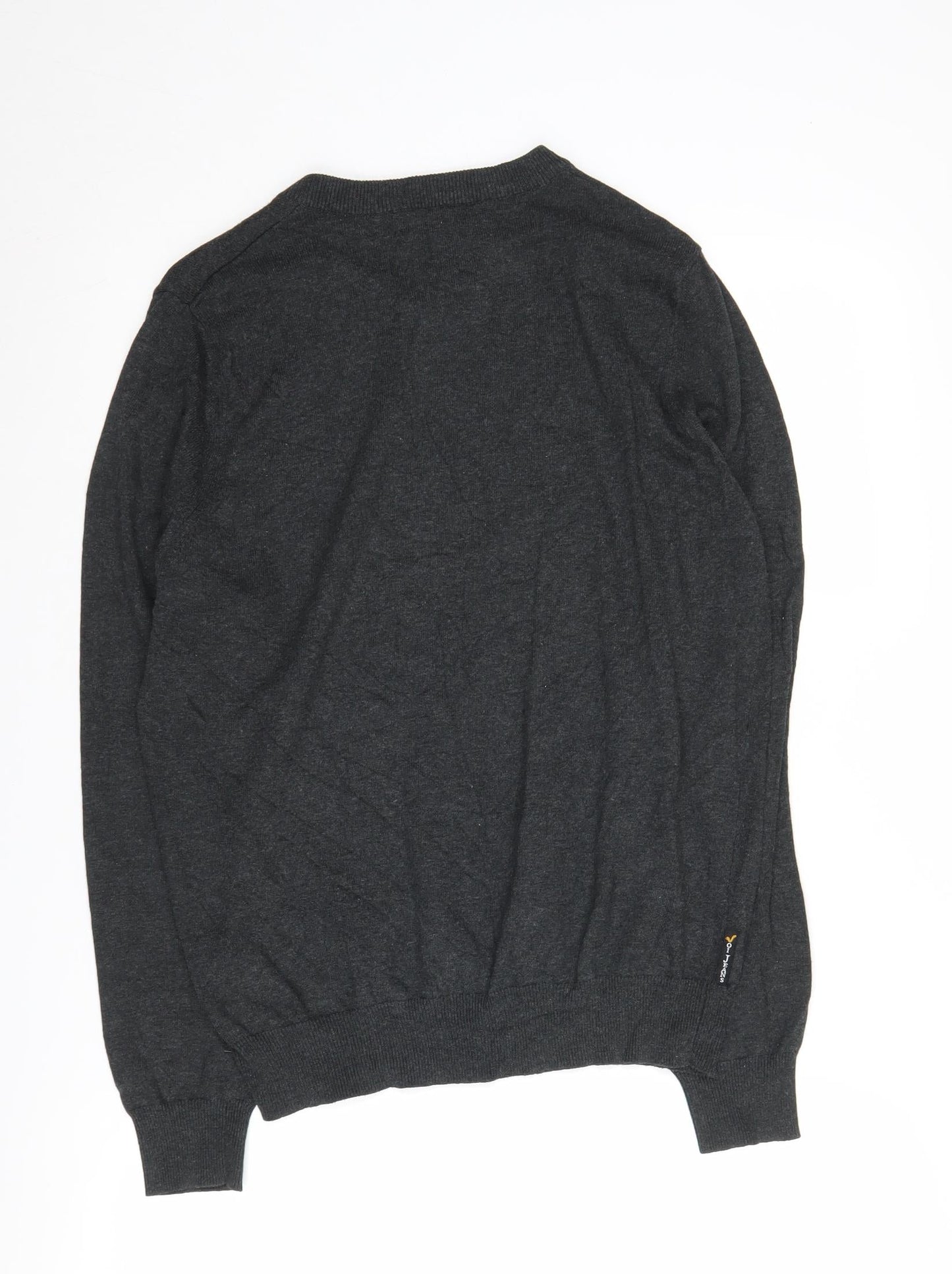 Voi Jeans Men's Black Pullover Jumper, M, V-Neck