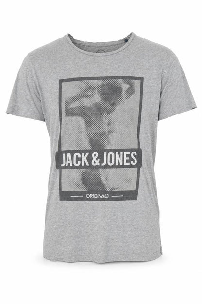 Mens UK Size L JACK & JONES Grey  T-Shirt