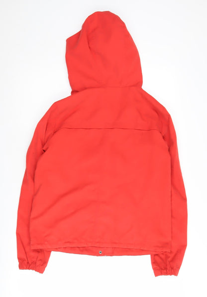 Jacqueline de Yong Women's Red Anorak Jacket S